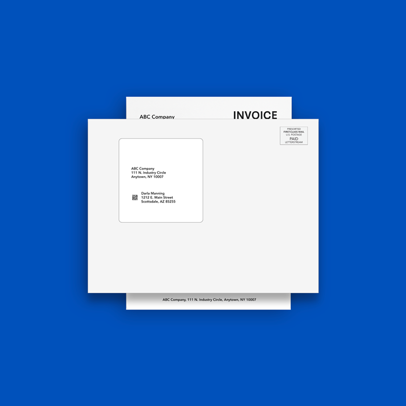 First-Class Flat Mail example