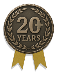 LetterStream over 23 years in business medalion